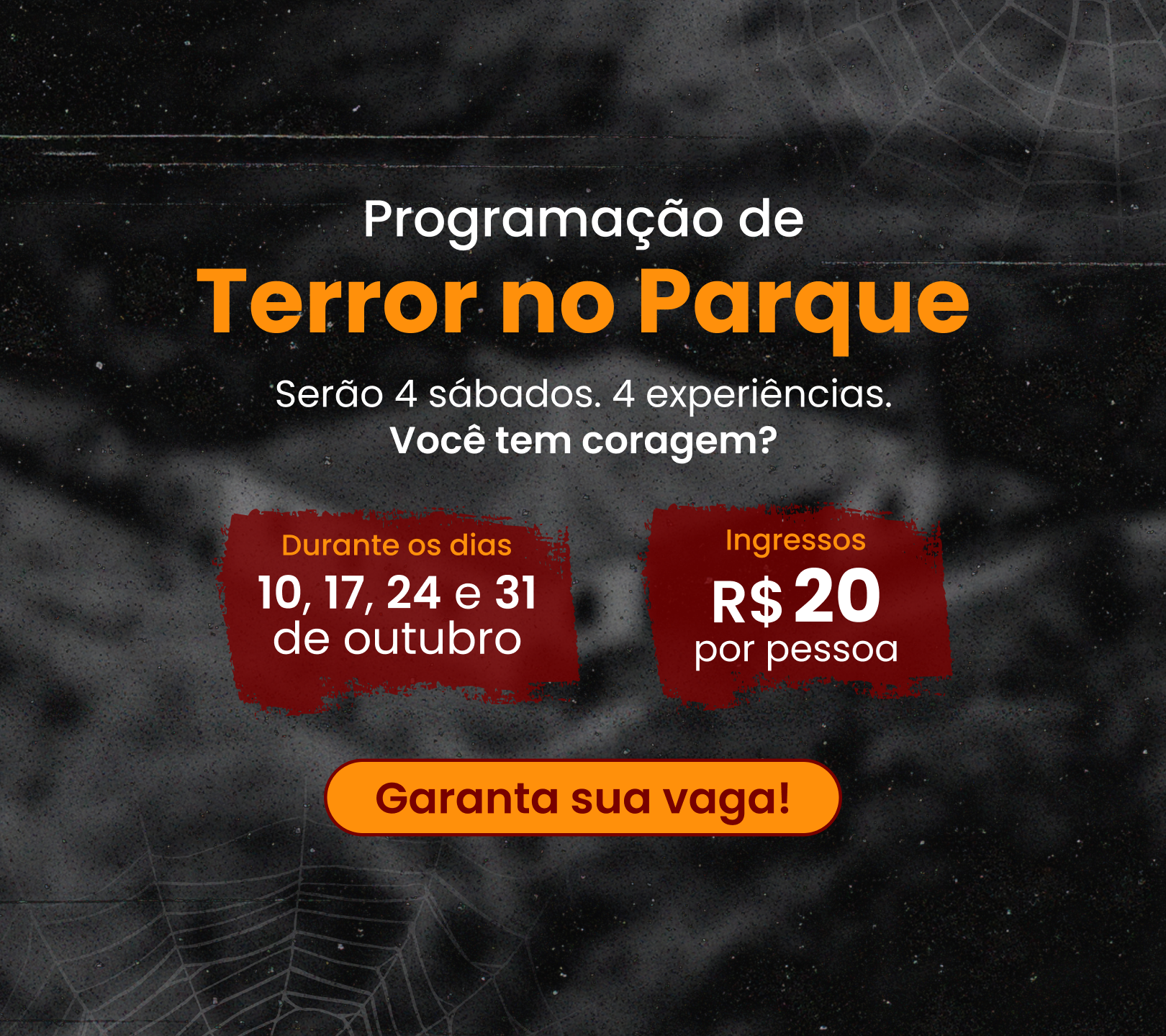 Programação de Terror no Parque